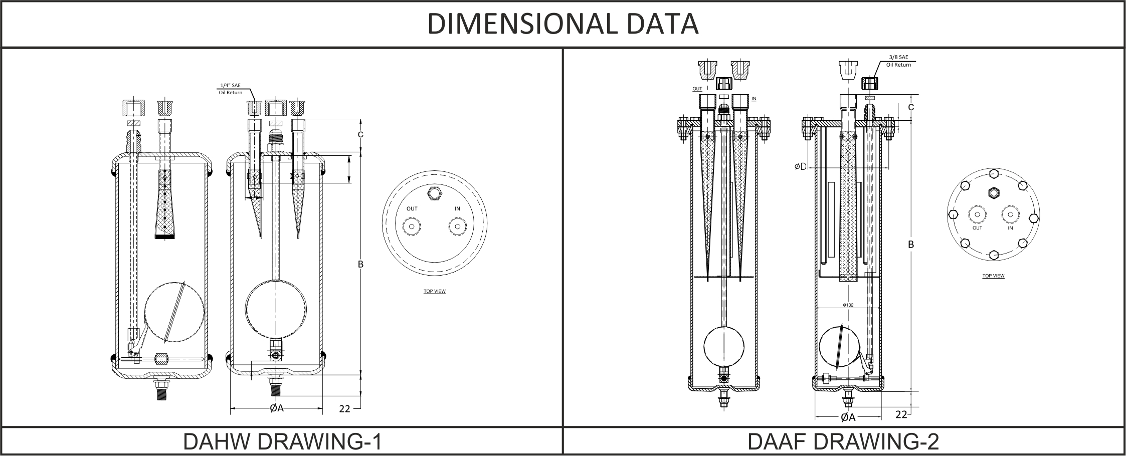 Dry All  Oil Separators (DAHW & DAAF)